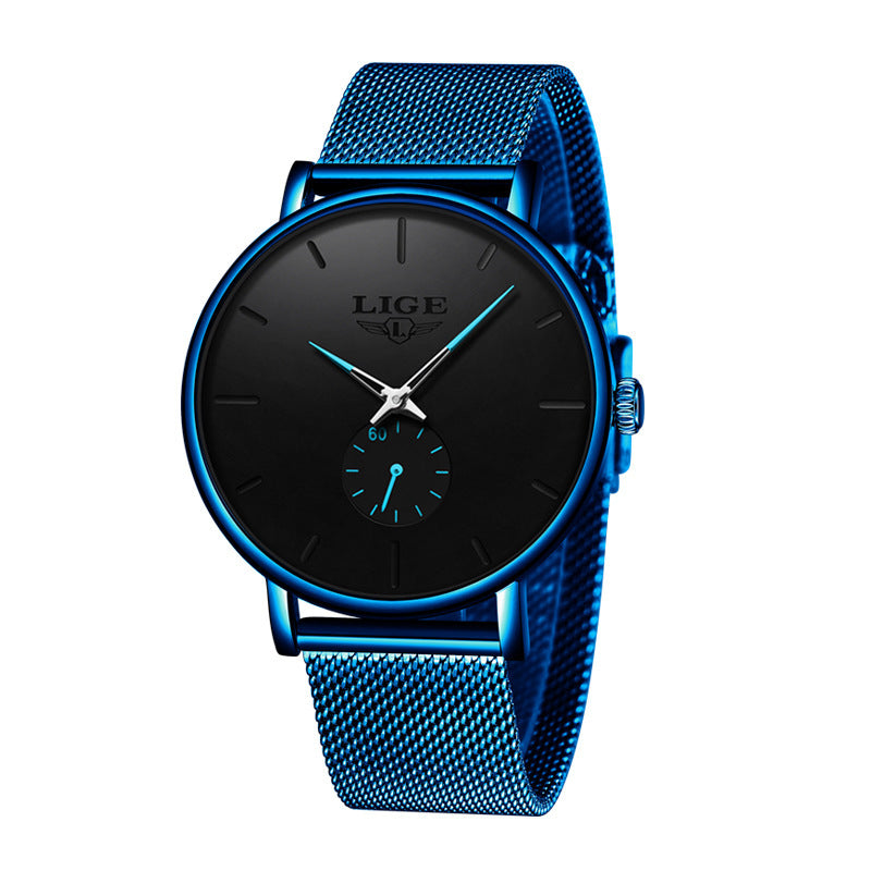 Dun, modieus, multifunctioneel, waterdicht quartzhorloge