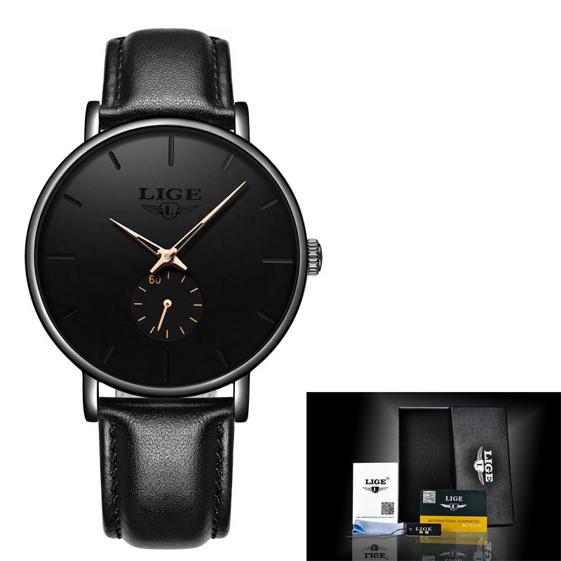 Dun, modieus, multifunctioneel, waterdicht quartzhorloge